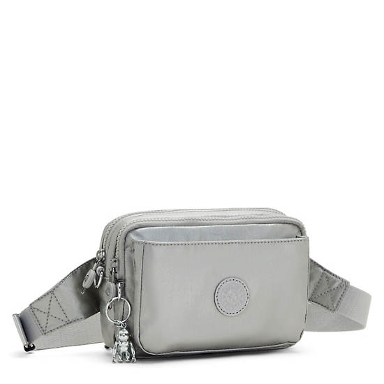 Sacs Kipling Abanu Multi Metallic Convertible Crossbody Bag Argent | FR 1176KO